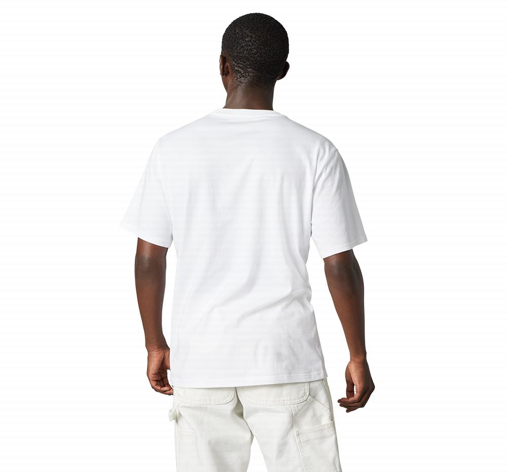 Camiseta Converse WRECKING CREW ART Homem Branco 965270FHZ